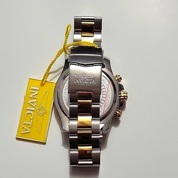 Invicta Men's Specialty Chronograph Textured Dial Stainless Steel Watch - Picture 7 of 9